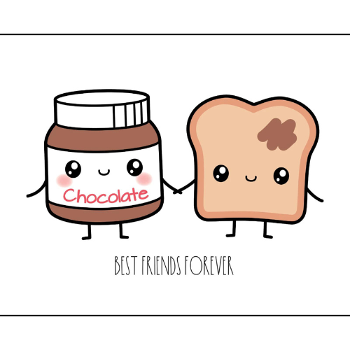 PK Best friends Nutella + omslag