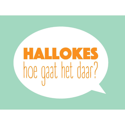 PK Hallokes, hoe gaat het daar? + omslag