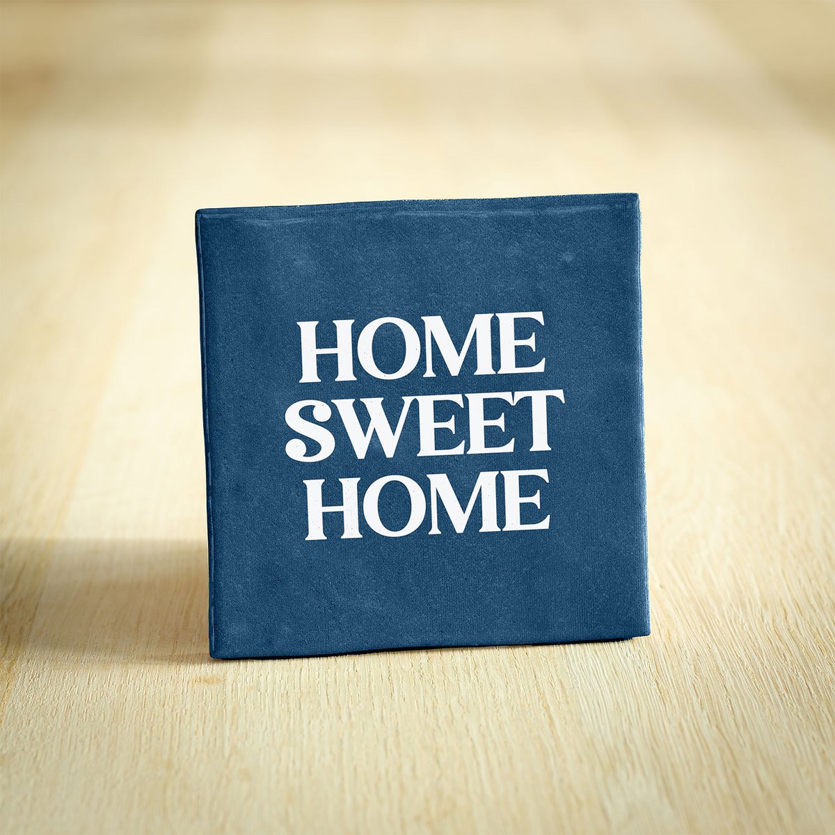 Tegeltje Home Sweet Home - donker blauw