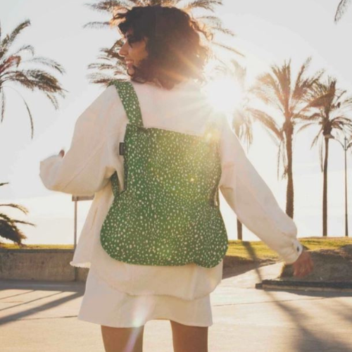 Notabag - Bag & Backpack - groen sprinkle