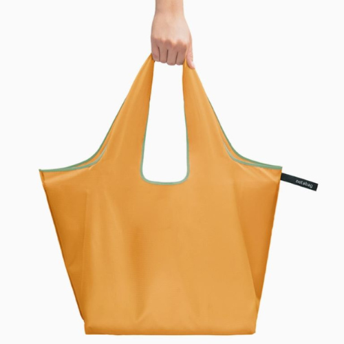 Notabag - Tote opvouwbare shopper - mosterd